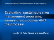 Third Australian Stream Management Conference 