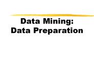 Data Mining: Data Preparation