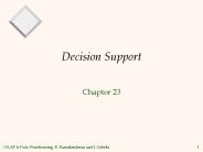 Decision Support