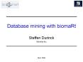 Database mining with biomaRt PowerPoint PPT Presentation