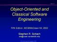 Object-Oriented and Classical Software Engineering  Fifth Edition, WCB/McGraw-Hill, 2002 Stephen R. Schach srs@vuse.vanderbilt.edu PowerPoint PPT Presentation