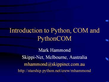 presentation player overlay