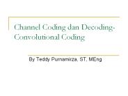 Channel Coding dan Decoding- Convolutional Coding
