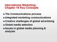 International Marketing:  Chapter 16 Key Concepts PowerPoint PPT Presentation