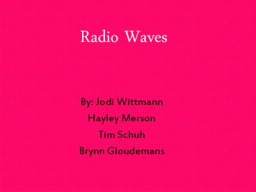 Radio Waves