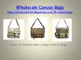 Wholesale Canvas Bags PowerPoint PPT Presentation