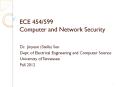 ECE 454/599 Computer and Network Security PowerPoint PPT Presentation