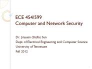 ECE 454/599 Computer and Network Security