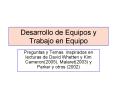 Desarrollo de Equipos y Trabajo en Equipo PowerPoint PPT Presentation