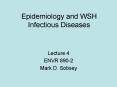 Epidemiology and WSH Infectious Diseases PowerPoint PPT Presentation
