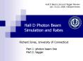 Hall D Photon Beam Simulation and Rates PowerPoint PPT Presentation