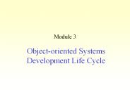 Object-oriented Systems Development Life Cycle
