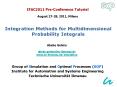 Integration Methods for Multidimensional Probability Integrals PowerPoint PPT Presentation