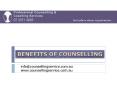 Proofessional Counselling & Coaching Services - Benefits of Counselling PowerPoint PPT Presentation