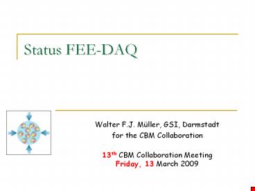 Status FEE-DAQ