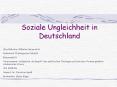 Soziale Ungleichheit in Deutschland PowerPoint PPT Presentation