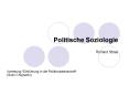 Politische Soziologie PowerPoint PPT Presentation