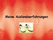 Meine Auslandserfahrungen