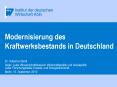 Modernisierung des Kraftwerksbestands in Deutschland PowerPoint PPT Presentation