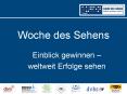 Woche des Sehens PowerPoint PPT Presentation
