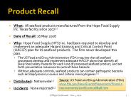 Product Recall