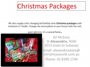 Christmas Packages