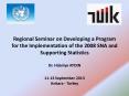 Regional Seminar on Developing a Program for the Implementation of the 2008 SNA and Supporting Statistics  Dr. H PowerPoint PPT Presentation