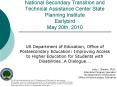 National Secondary Transition and Technical Assistance Center State Planning Institute Earlybird May 20th, 2010 PowerPoint PPT Presentation