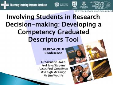 Involving Students in Research Decision-making: Developing a Competency Graduated Descriptors Tool
