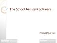 The School Assistant Software PowerPoint PPT Presentation