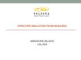 Effective Skills for Team building  Harkmore Lee, msw CALCASA PowerPoint PPT Presentation