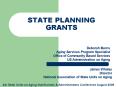 STATE PLANNING GRANTS PowerPoint PPT Presentation