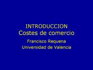 INTRODUCCION Costes de comercio