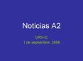 Noticias A2 PowerPoint PPT Presentation