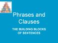 Phrases and Clauses PowerPoint PPT Presentation