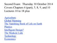 Ground Rules, exams, etc. (no 
