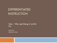 Differentiated Instruction PowerPoint PPT Presentation