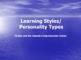 Learning Styles/    Personality Types PowerPoint PPT Presentation
