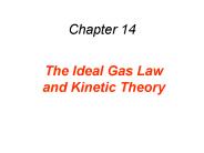 The Ideal Gas Law and Kinetic Theory