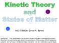 Kinetic Theory PowerPoint PPT Presentation