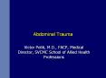 Abdominal Trauma PowerPoint PPT Presentation