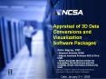 Appraisal of 3D Data Conversions and Visualization Software Packages PowerPoint PPT Presentation