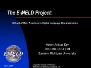 Linguistic Society of America