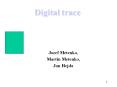 Digital trace PowerPoint PPT Presentation