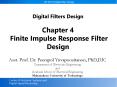 ??????????????????????? Digital Filters Design  Chapter 4  Finite Impulse Response Filter Design PowerPoint PPT Presentation