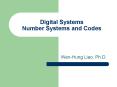 Digital Systems Number Systems and Codes PowerPoint PPT Presentation