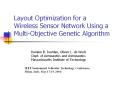 Layout Optimization for a Wireless Sensor Network Using a Multi-Objective Genetic Algorithm PowerPoint PPT Presentation