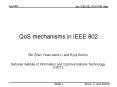QoS mechanisms in IEEE 802 PowerPoint PPT Presentation