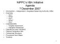 NIPPC PowerPoint PPT Presentation