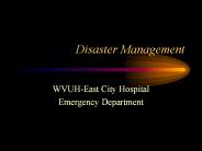 Disaster Management